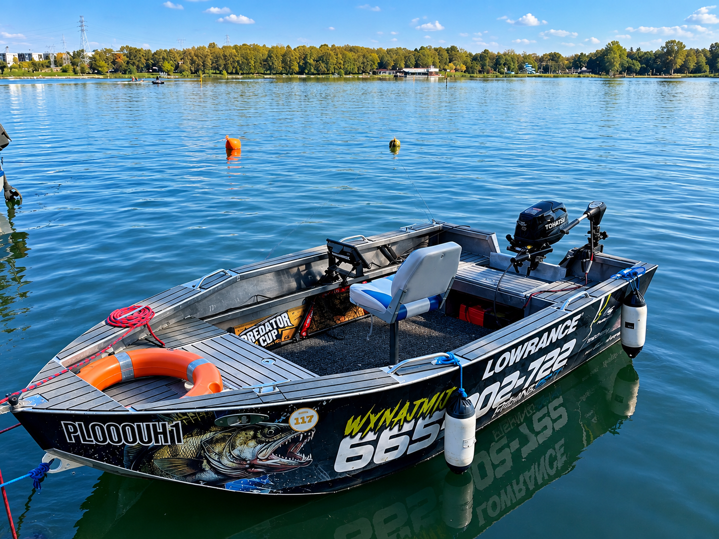 Łódź wędkarska Fishing Rent 370 na Zalewie Zemborzyckim